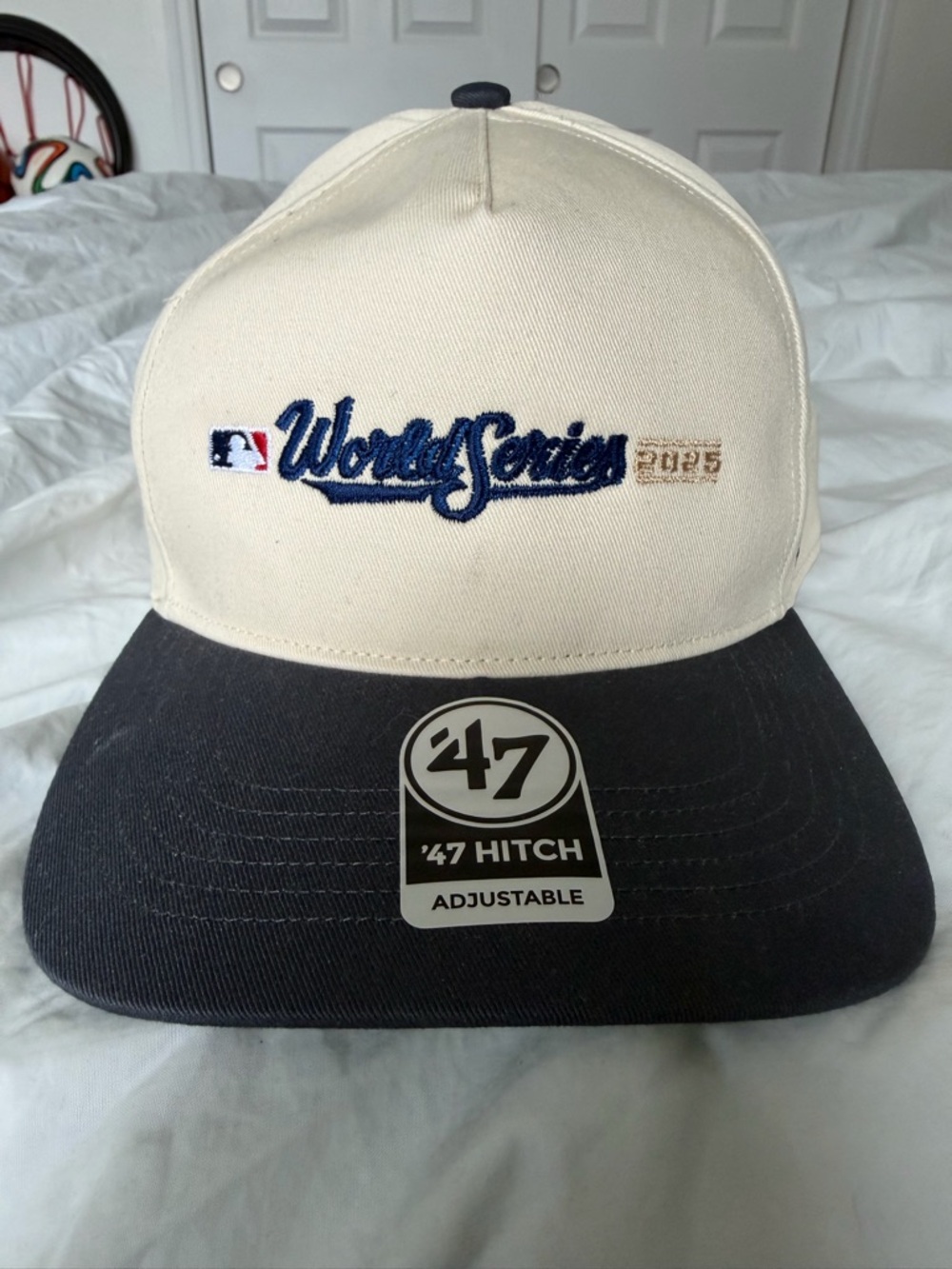 MLB Network Employee Exclusive 2025 World Series Adjustable Hat - Cream/Black